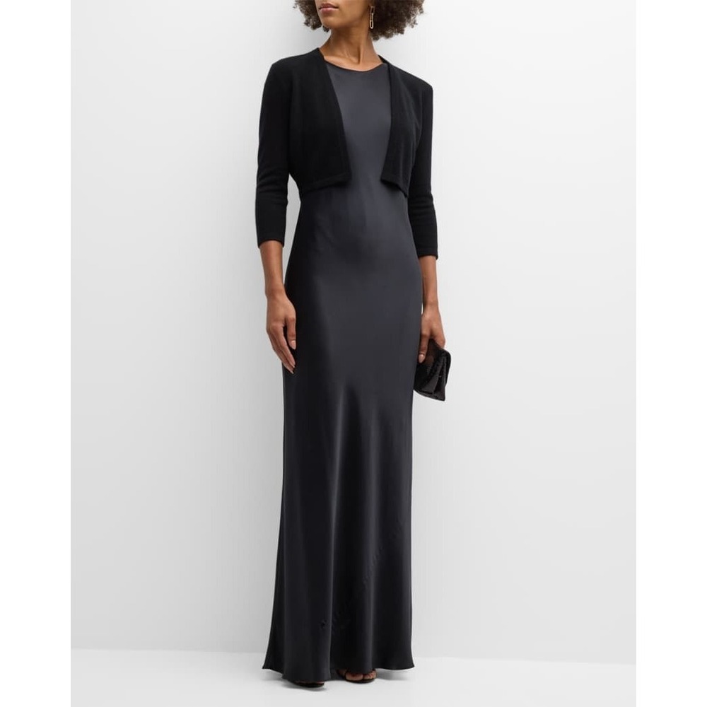 Neiman Marcus Cashmere Collection Womens Black Op… - image 3